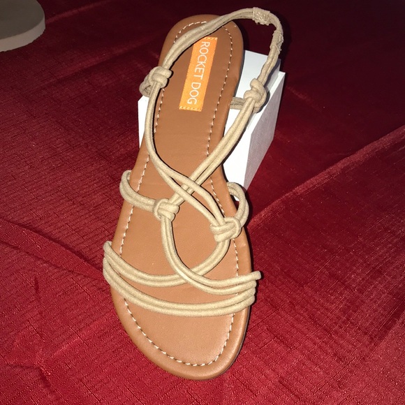 Shoes - Rocket dog tan and brown sandals